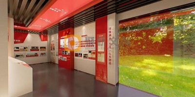 黨建展館設計中，選用浮雕的展示形式有哪些好處？