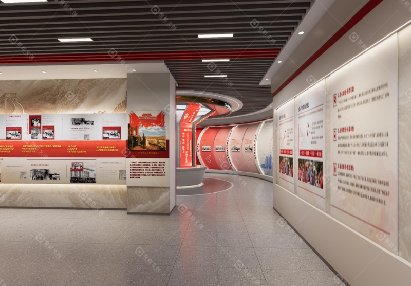 紅色主題展館設計