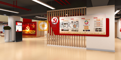 黨建館主題內容設計可以分成幾個版塊？