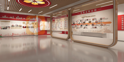 紅色文化展館的空間布局形式有幾種常見方式？