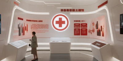 空間有限？看聚橋文創如何為高校打造一個“五臟俱全”的精品禁毒教育館設計